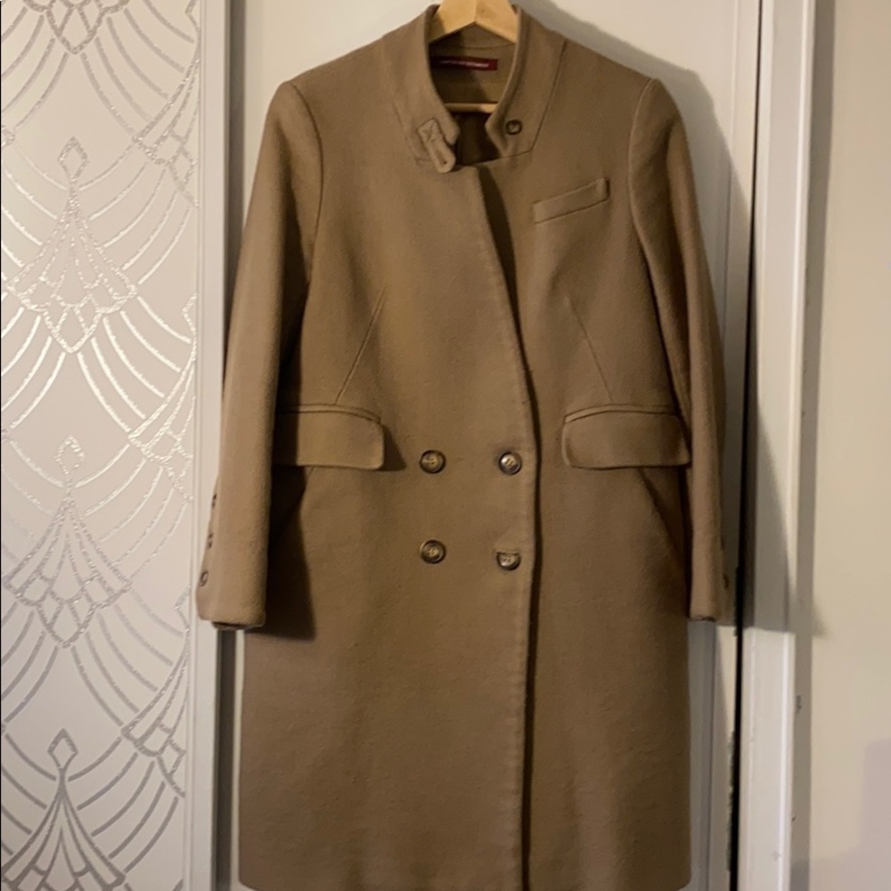 Comptoir des Cotonniers tan coat size 36